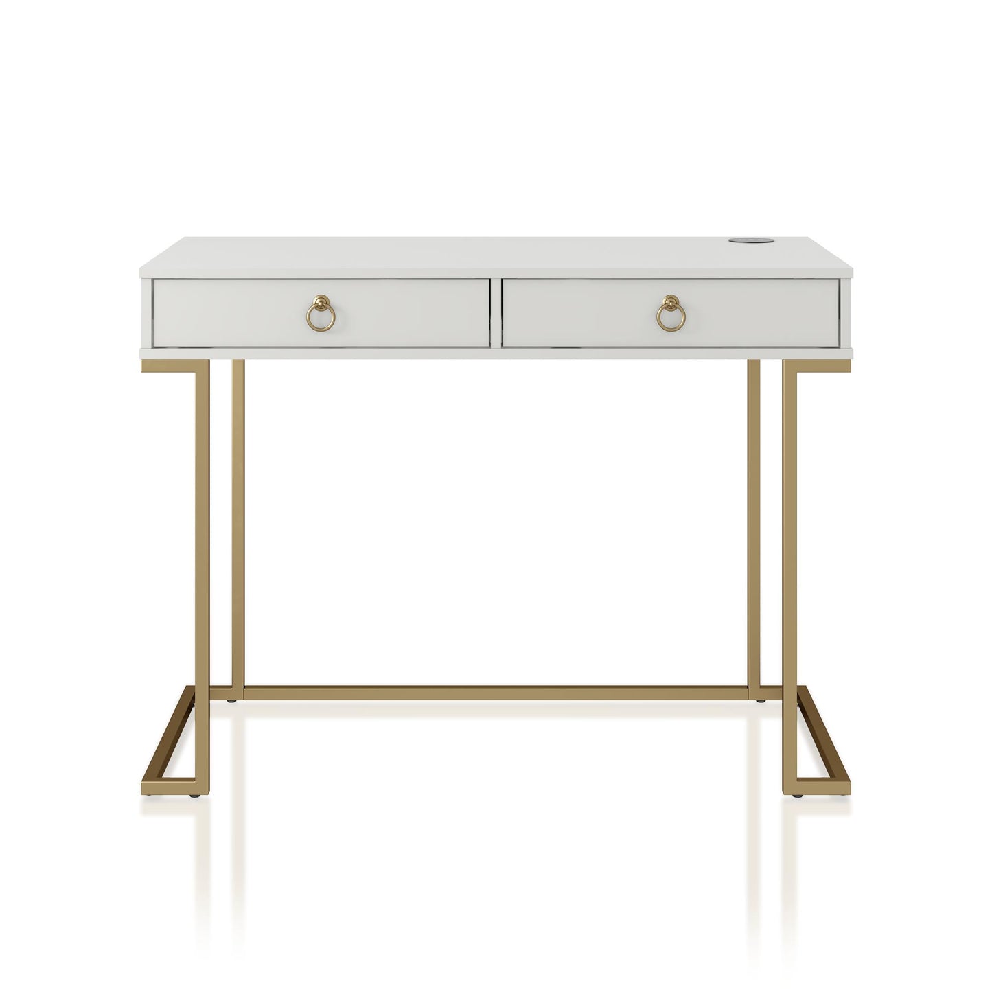 CosmoLiving by Cosmopolitan Camila Writing Desk, White - White