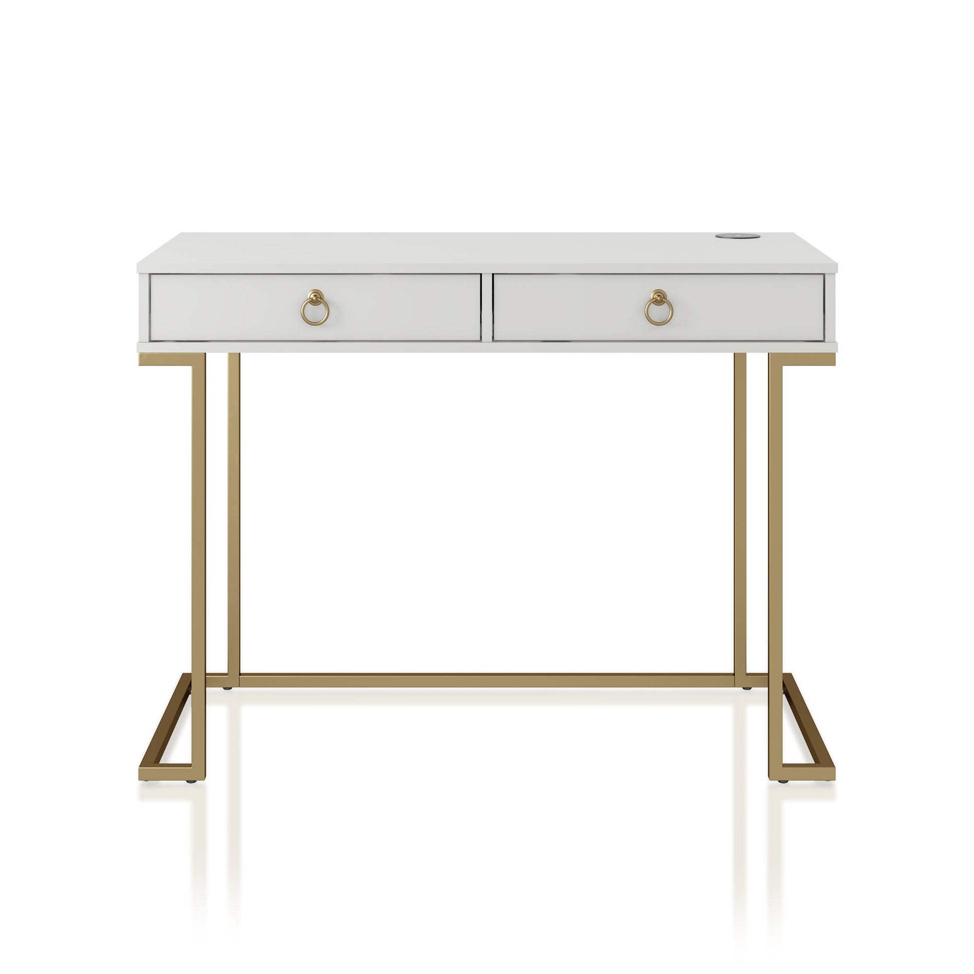 CosmoLiving by Cosmopolitan Camila Writing Desk, White - White