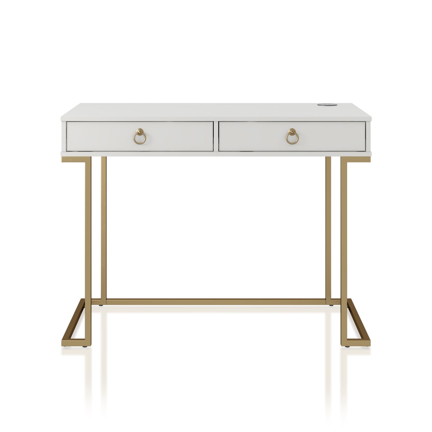 CosmoLiving by Cosmopolitan Camila Writing Desk, White - White