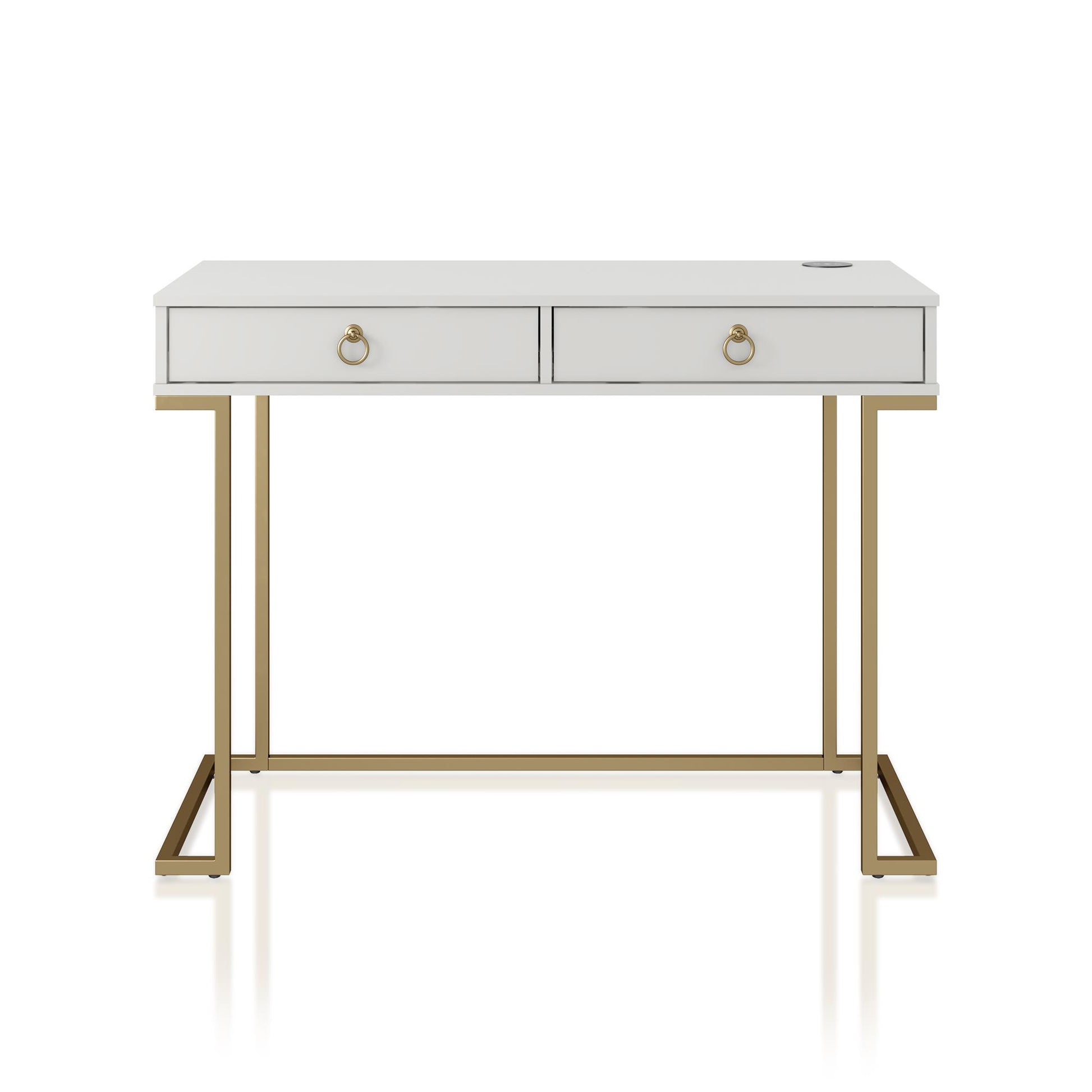 CosmoLiving by Cosmopolitan Camila Writing Desk, White - White