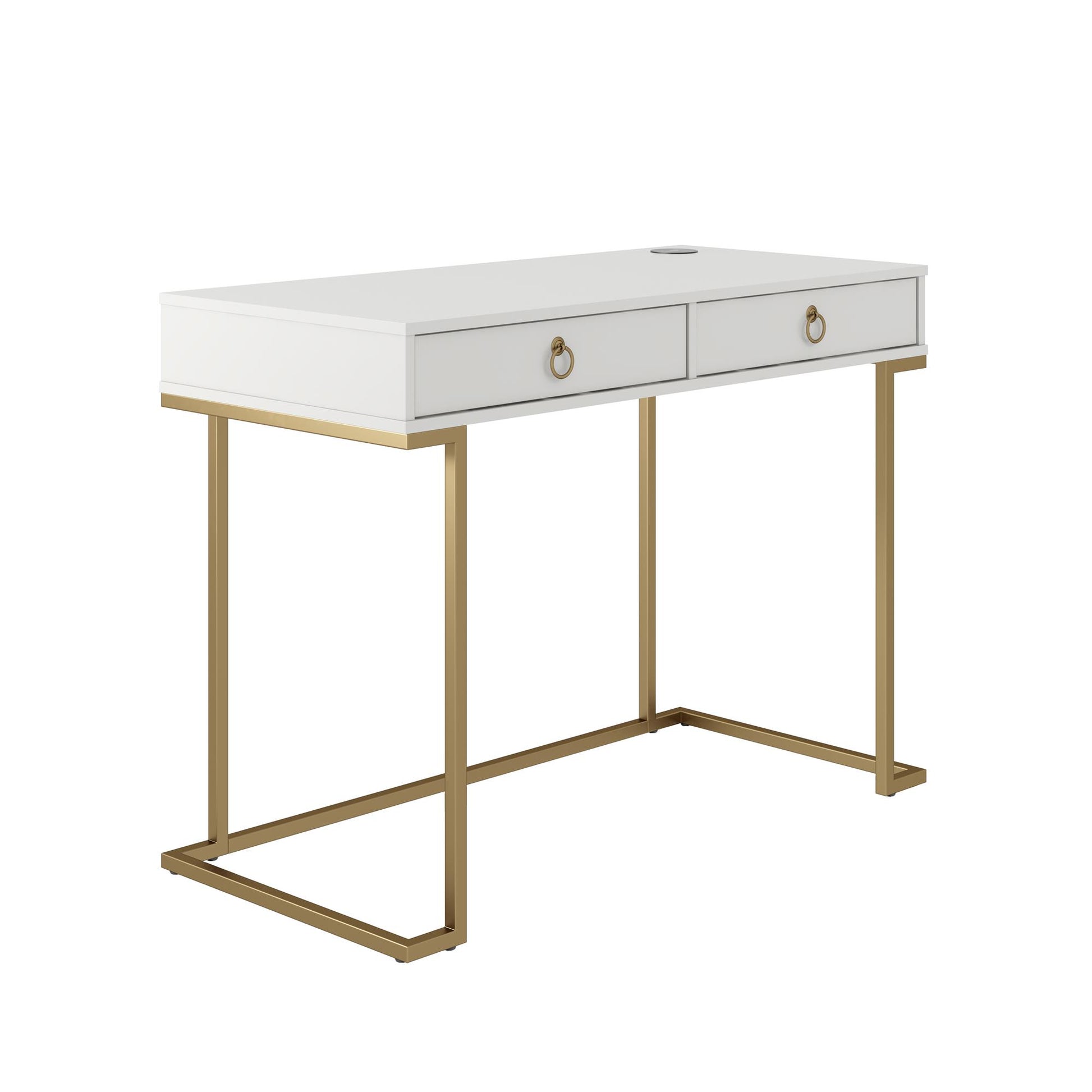 CosmoLiving by Cosmopolitan Camila Writing Desk, White - White