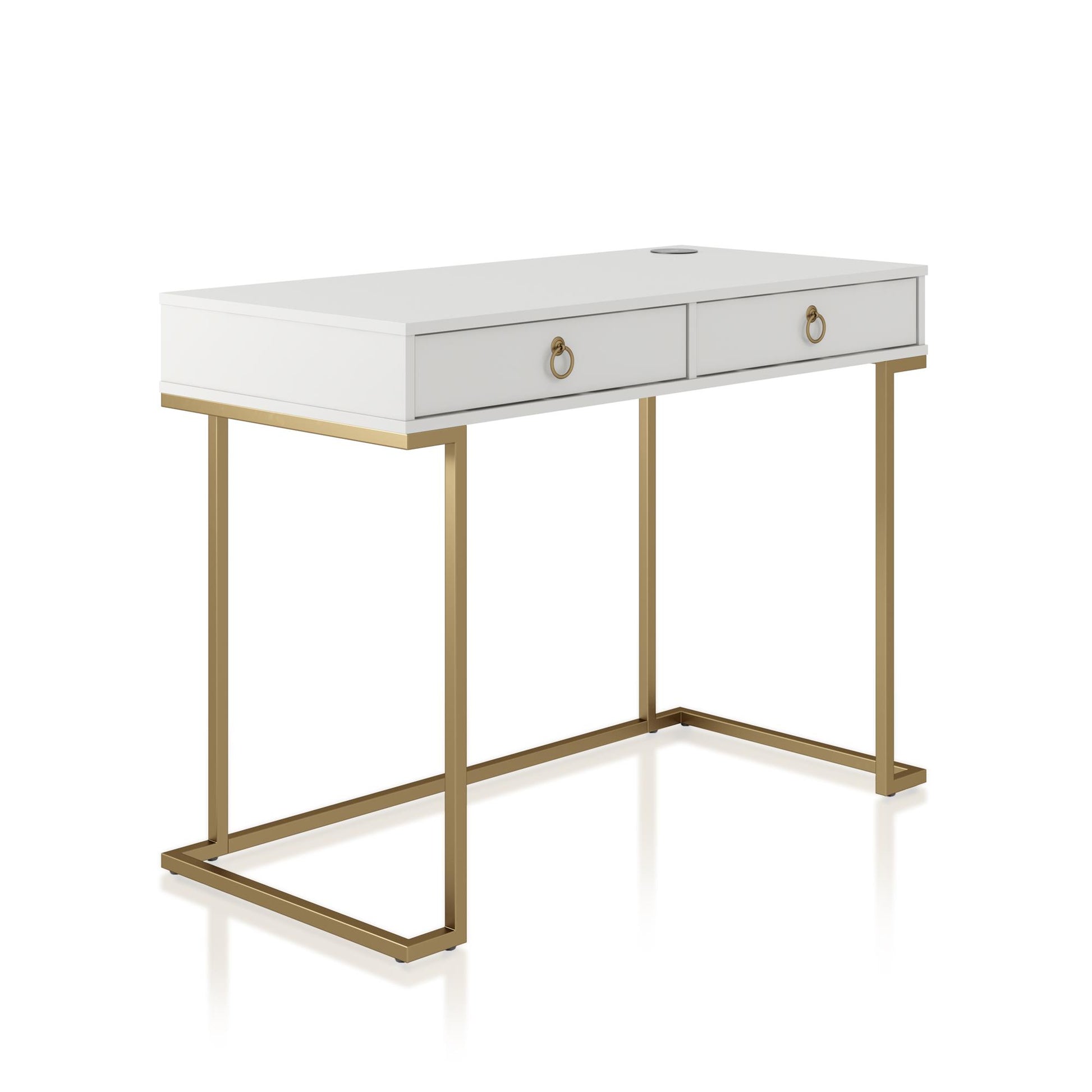 CosmoLiving by Cosmopolitan Camila Writing Desk, White - White