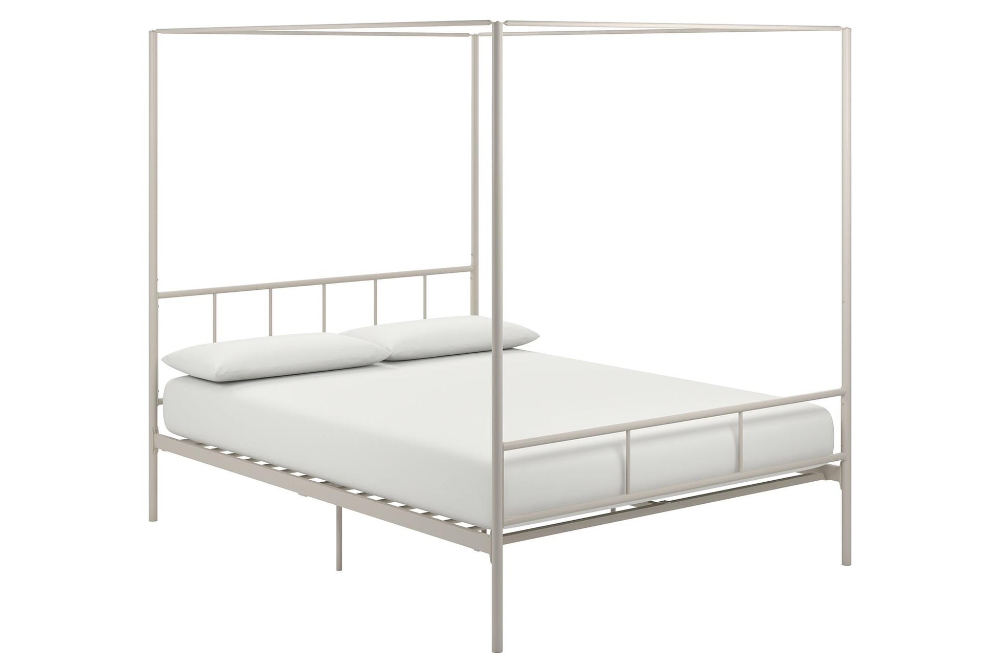 Marion Canopy Bed - White - Full