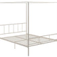 Marion Canopy Bed - White - Full