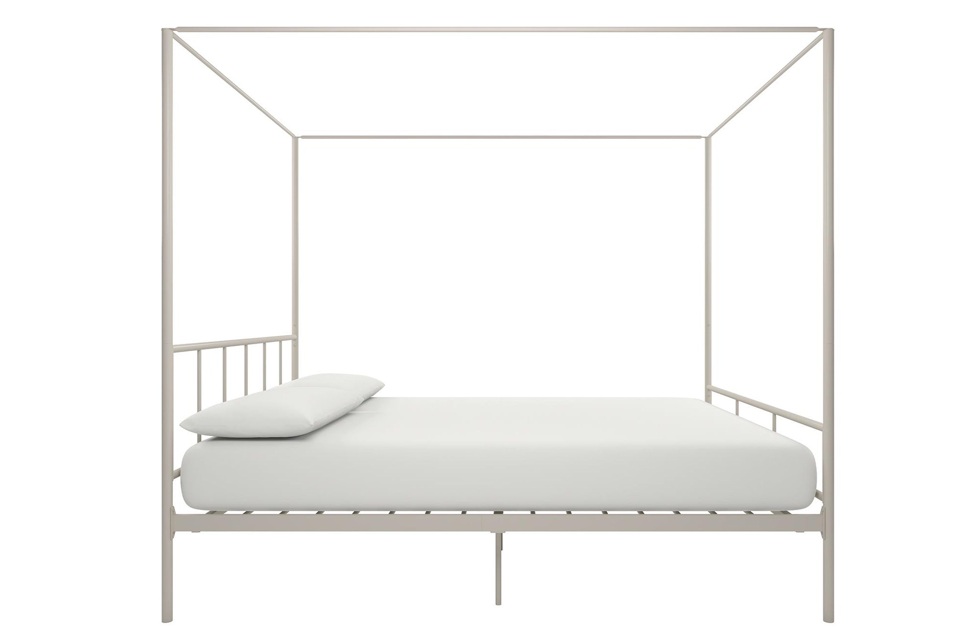 Marion Canopy Bed - White - Queen