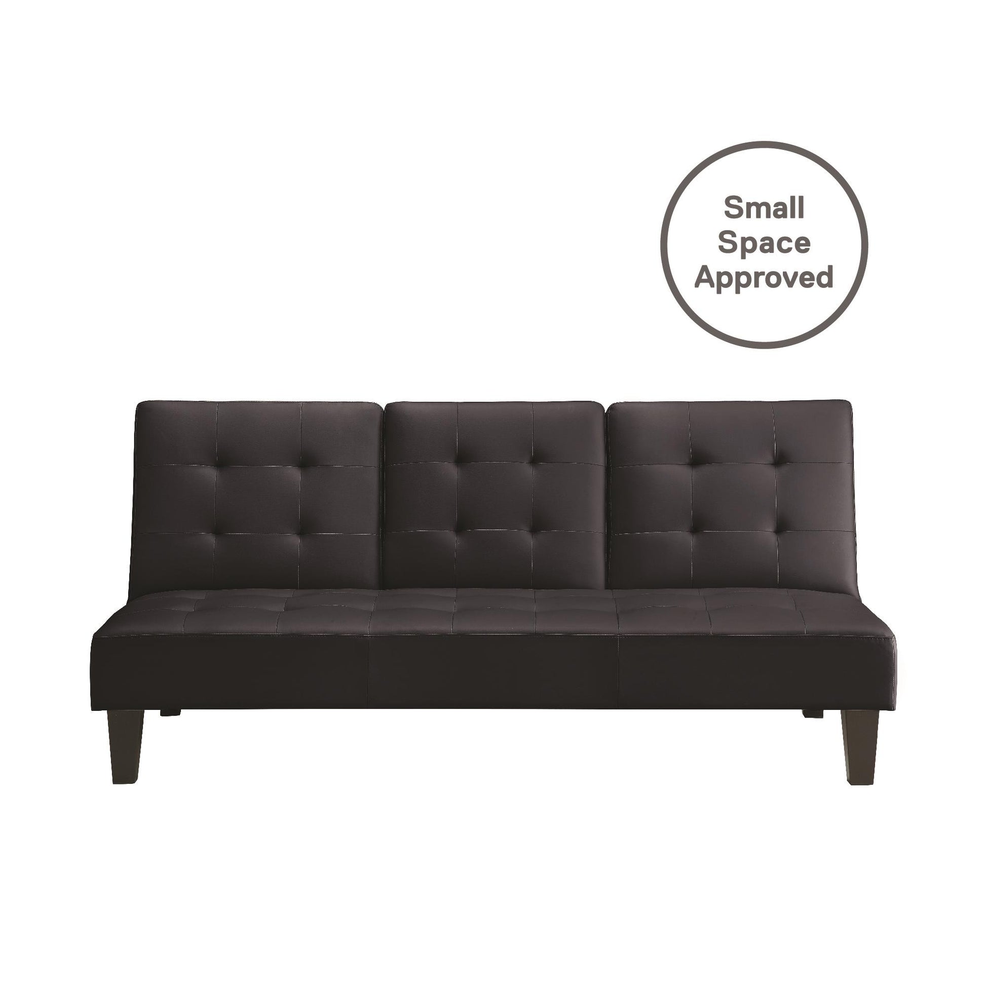 Madison CupHolder Futon - Black