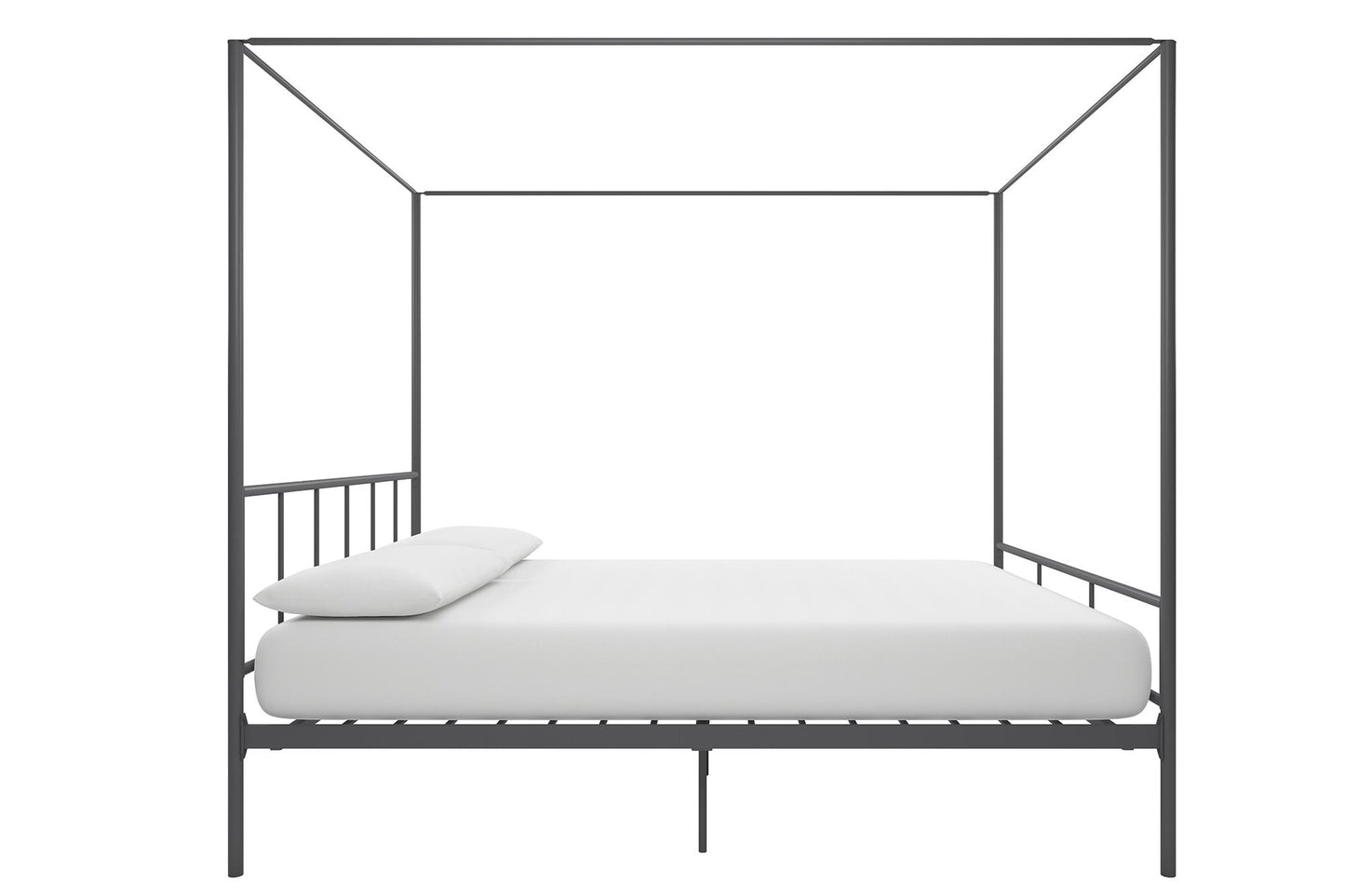 Marion Canopy Bed - Dark Gray - Full