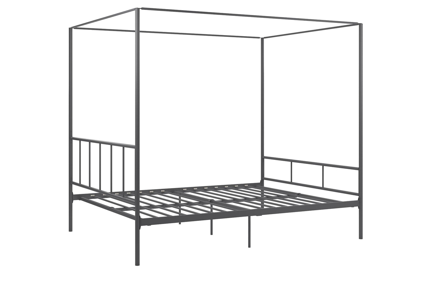 Marion Canopy Bed - Dark Gray - Full