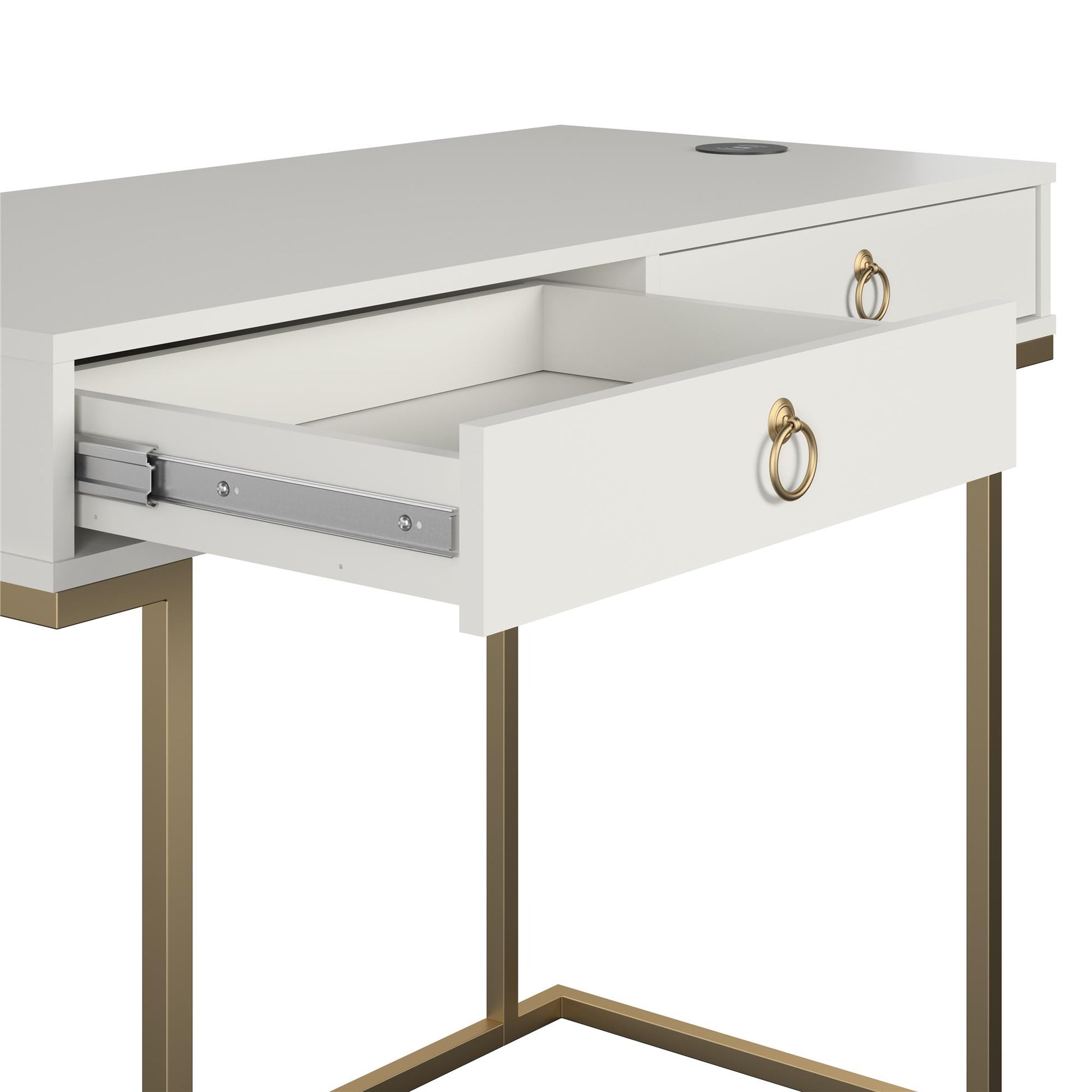 CosmoLiving by Cosmopolitan Camila Writing Desk, White - White