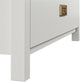 Monarch Hill Haven 3 Drawer Changing Dresser with Gold Drawer Pulls - White