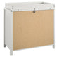 Monarch Hill Haven 3 Drawer Changing Dresser with Gold Drawer Pulls - White