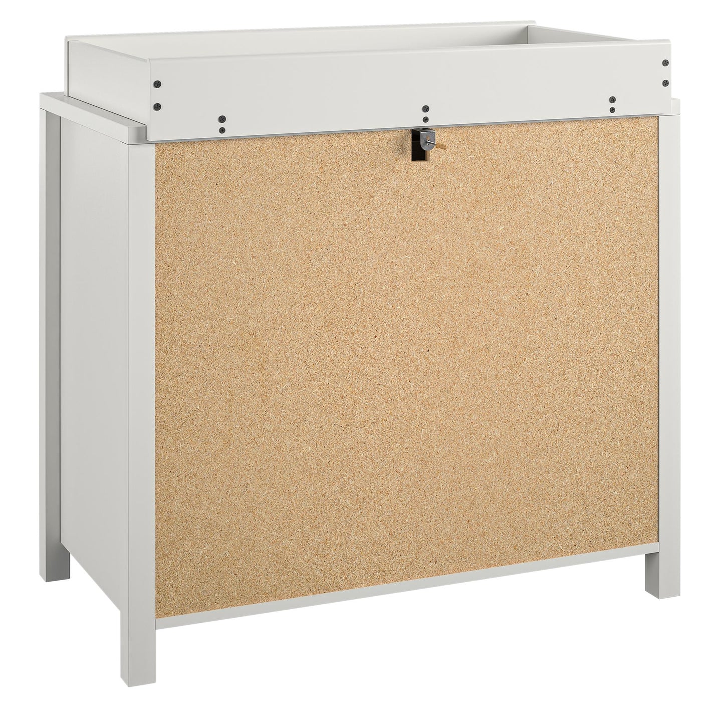 Monarch Hill Haven 3 Drawer Changing Dresser with Gold Drawer Pulls - White