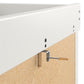 Monarch Hill Haven 3 Drawer Changing Dresser with Gold Drawer Pulls - White