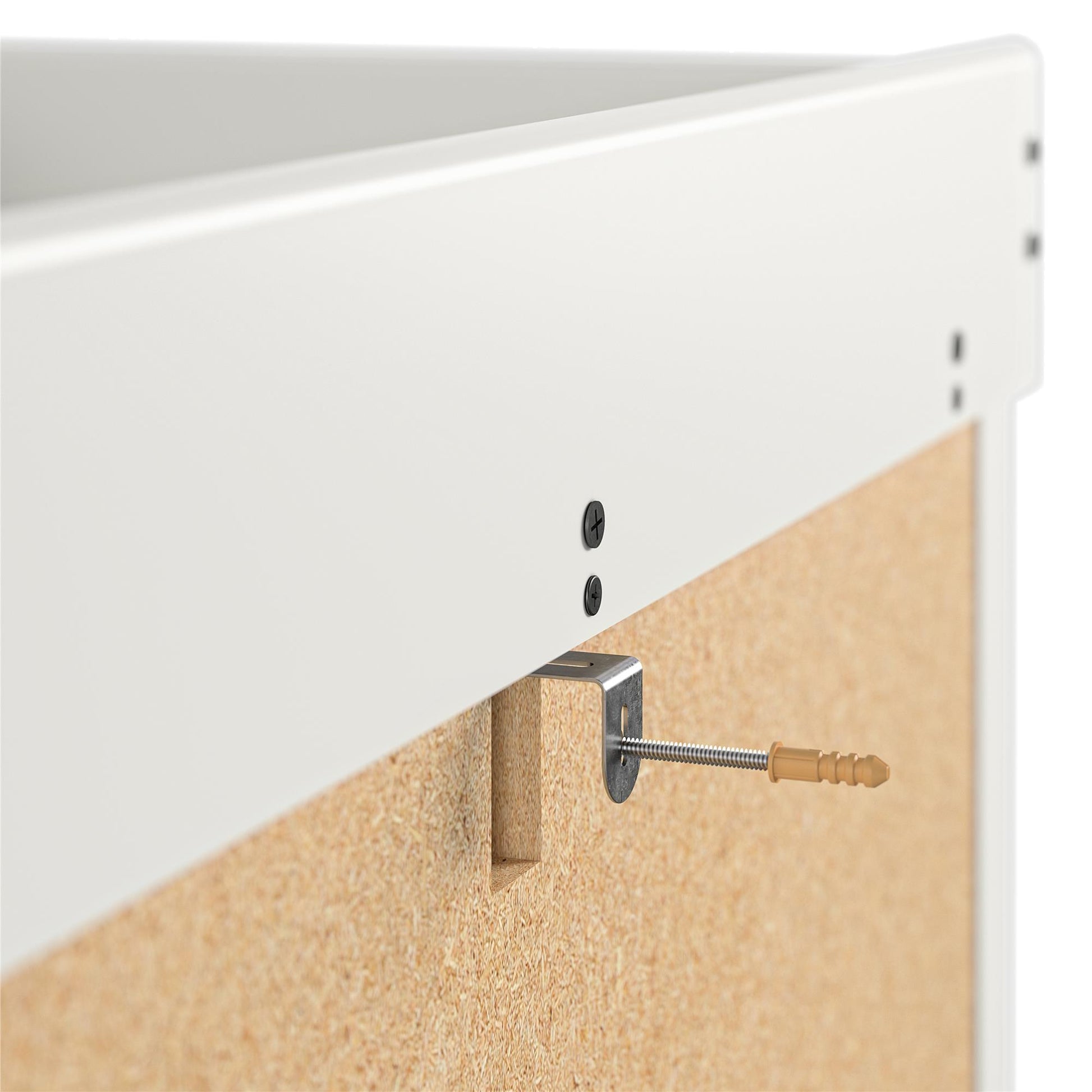 Monarch Hill Haven 3 Drawer Changing Dresser with Gold Drawer Pulls - White