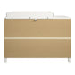 Monarch Hill Haven 6 Drawer Changing Dresser with Gold Drawer Pulls - White