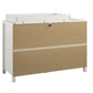 Monarch Hill Haven 6 Drawer Changing Dresser with Gold Drawer Pulls - White