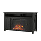 Farmington Electric Fireplace TV Console for TVs up to 50 Inch - Black Oak