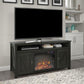 Farmington Electric Fireplace TV Console for TVs up to 60 Inch - Rustic