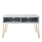 Athena TV Stand for TVs up to 42" - White marble
