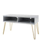 Athena TV Stand for TVs up to 42" - White marble