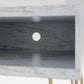 Athena TV Stand for TVs up to 42" - White marble