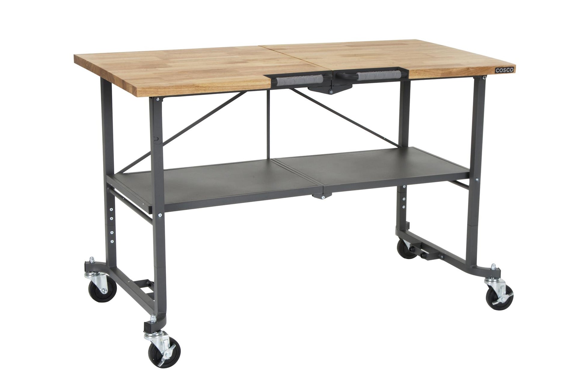 SmartFold Folding Portable Workbench and Utility Table - Gray