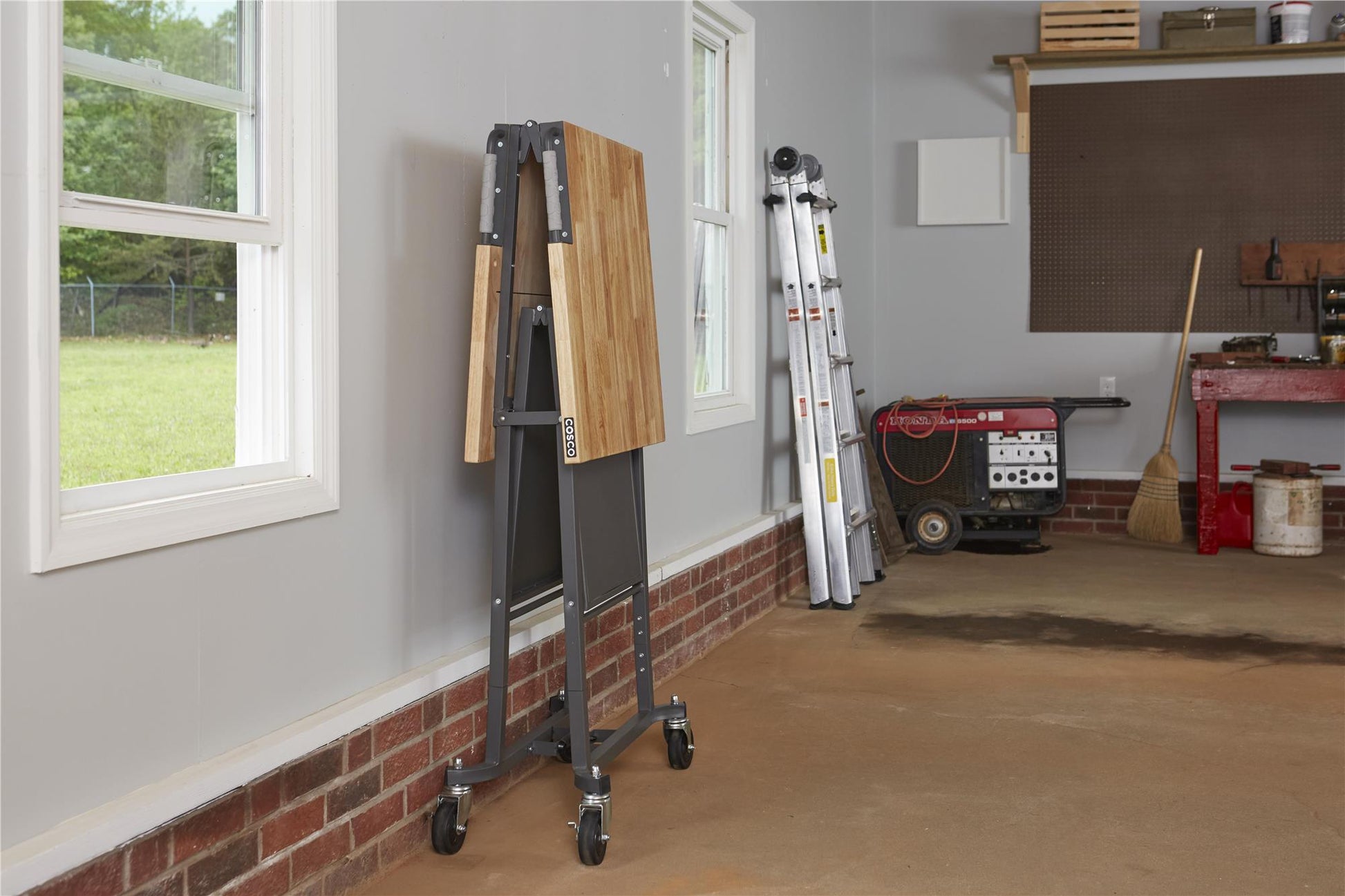 SmartFold Folding Portable Workbench and Utility Table - Gray