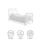 Monarch Hill Wren Metal Bed with Curved Scrollwork Design - White - Twin