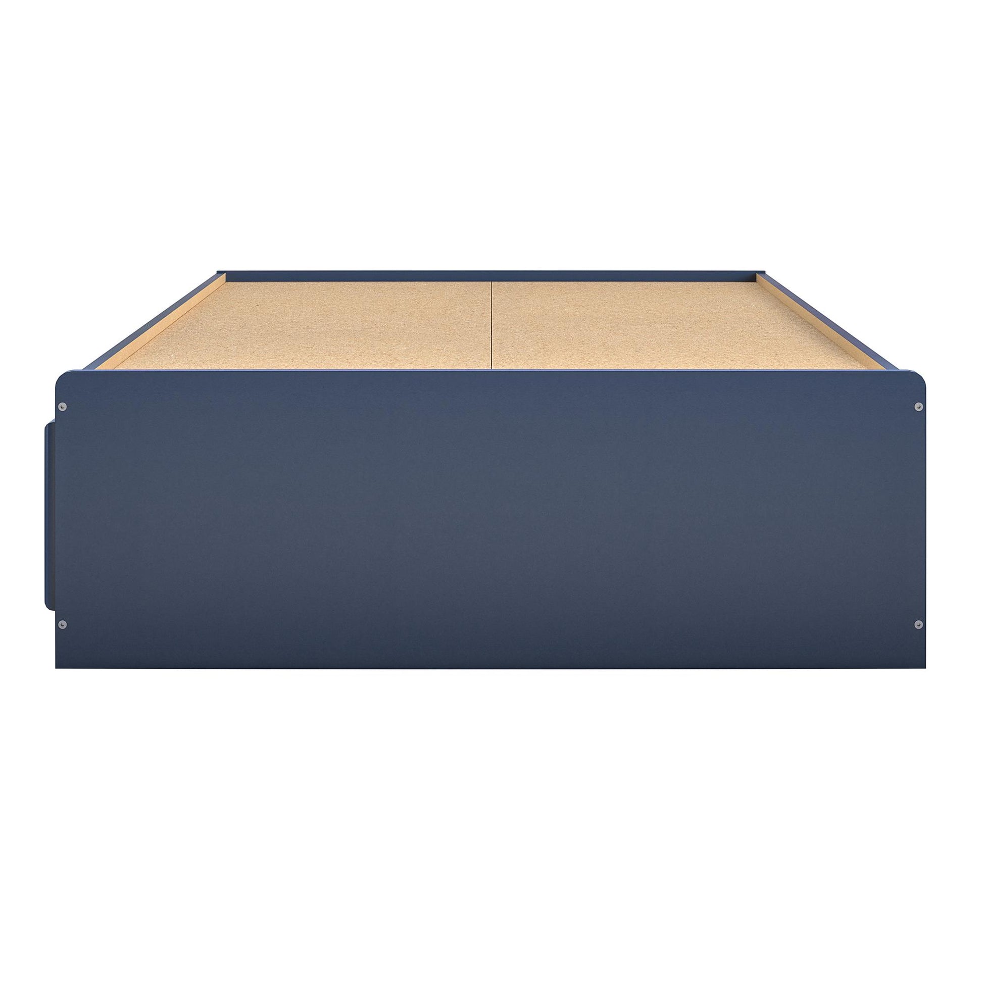 Sierra Ridge Mesa Bed with 2 Large Storage Drawers and Rope Pulls - Blue - Twin