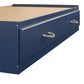 Sierra Ridge Mesa Bed with 2 Large Storage Drawers and Rope Pulls - Blue - Twin