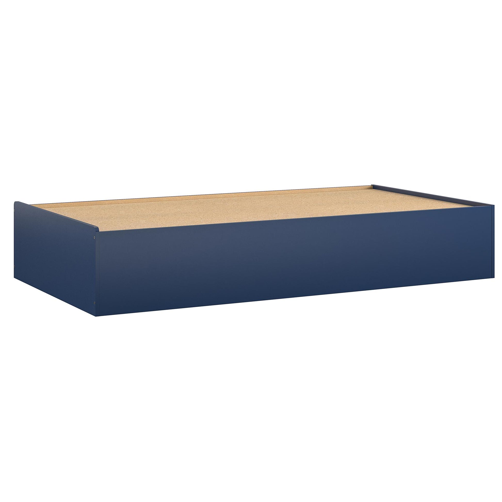 Sierra Ridge Mesa Bed with 2 Large Storage Drawers and Rope Pulls - Blue - Twin
