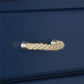 Sierra Ridge Mesa Bed with 2 Large Storage Drawers and Rope Pulls - Blue - Twin