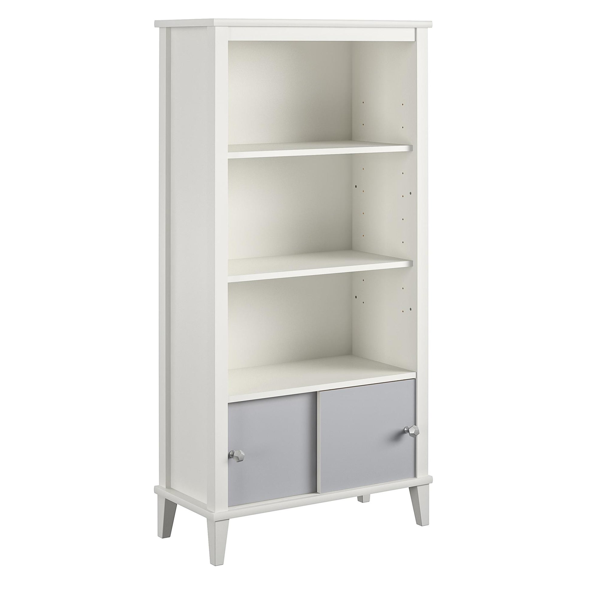 Monarch Hill Poppy Kids’ Bookcase with 2 Sets of Knobs - Gray