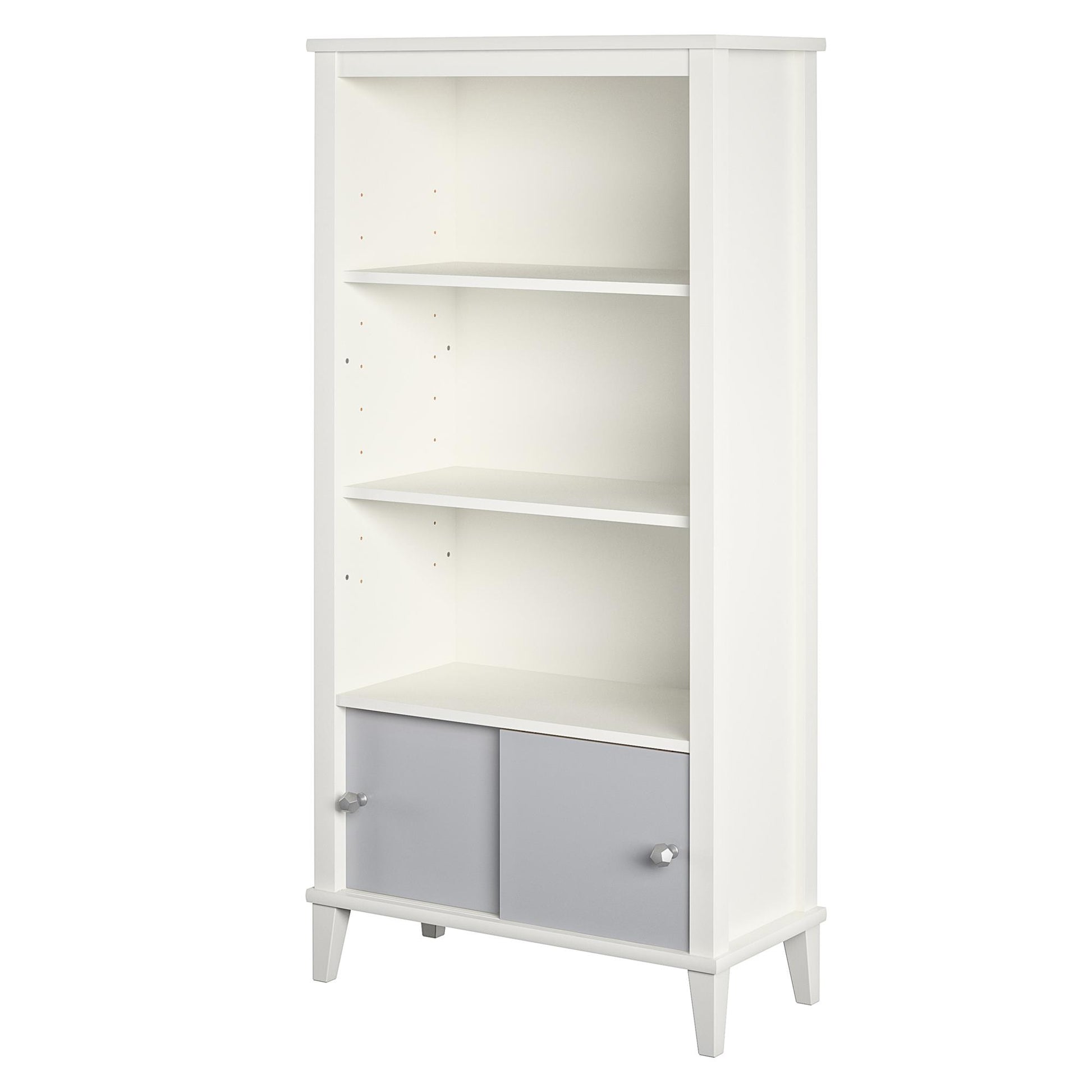 Monarch Hill Poppy Kids’ Bookcase with 2 Sets of Knobs - Gray