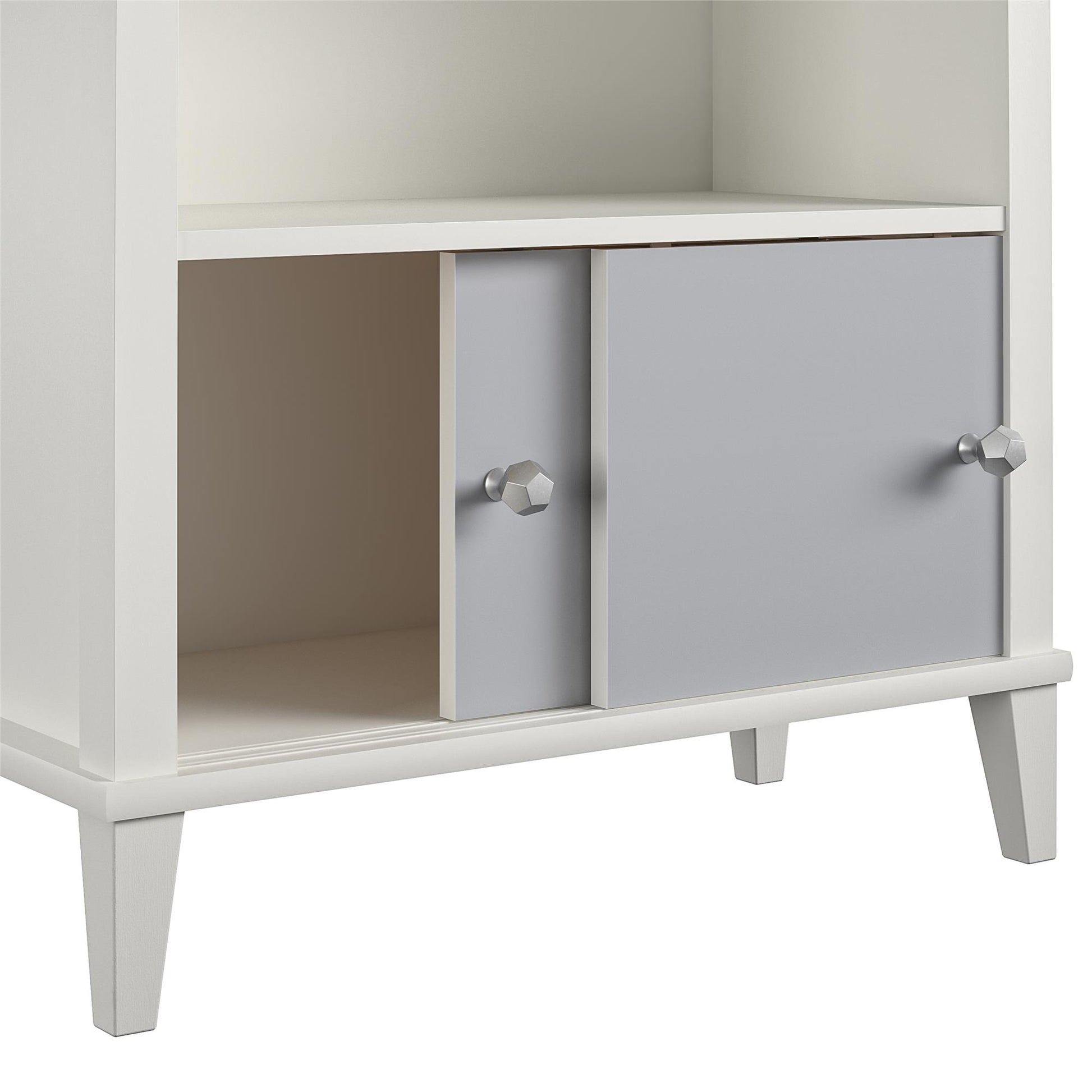 Monarch Hill Poppy Kids’ Bookcase with 2 Sets of Knobs - Gray