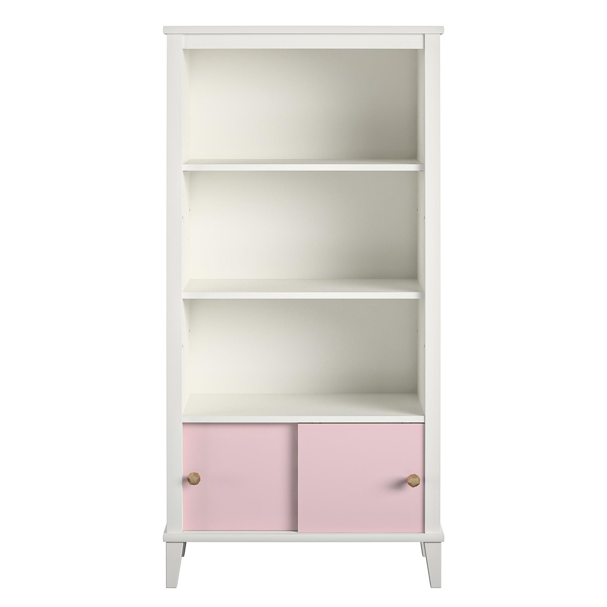 Monarch Hill Poppy Kids’ Bookcase with 2 Sets of Knobs - Pink