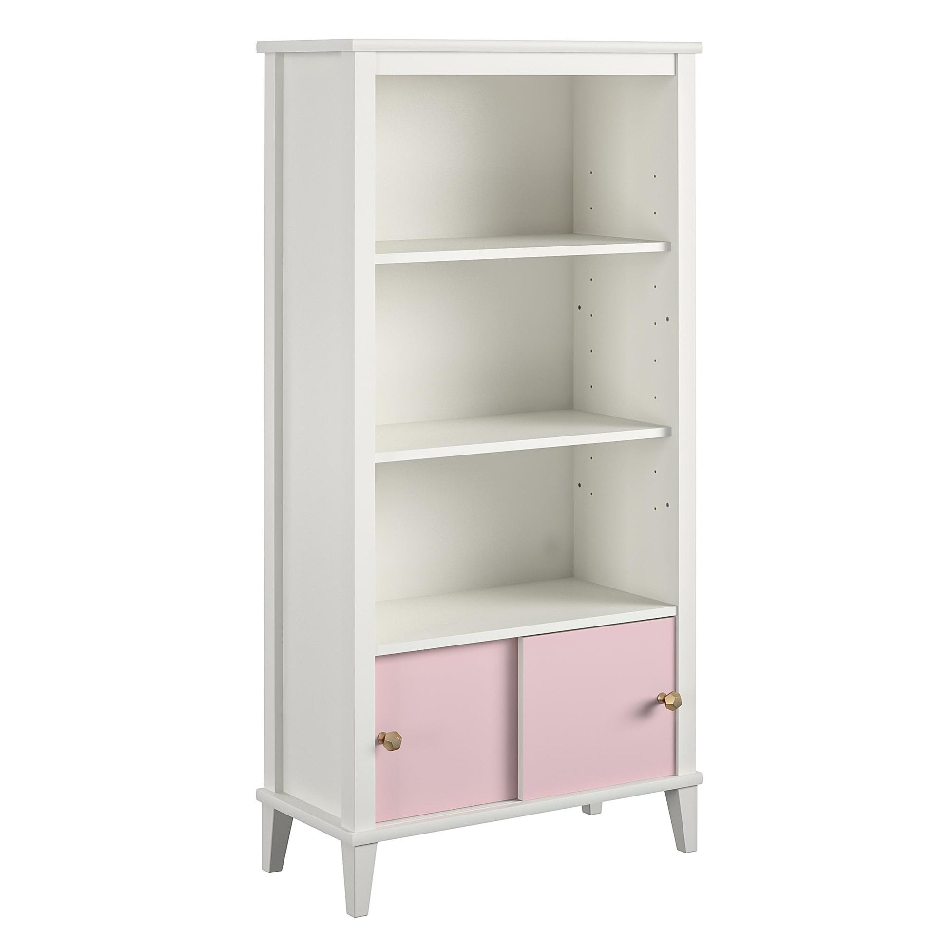 Monarch Hill Poppy Kids’ Bookcase with 2 Sets of Knobs - Pink