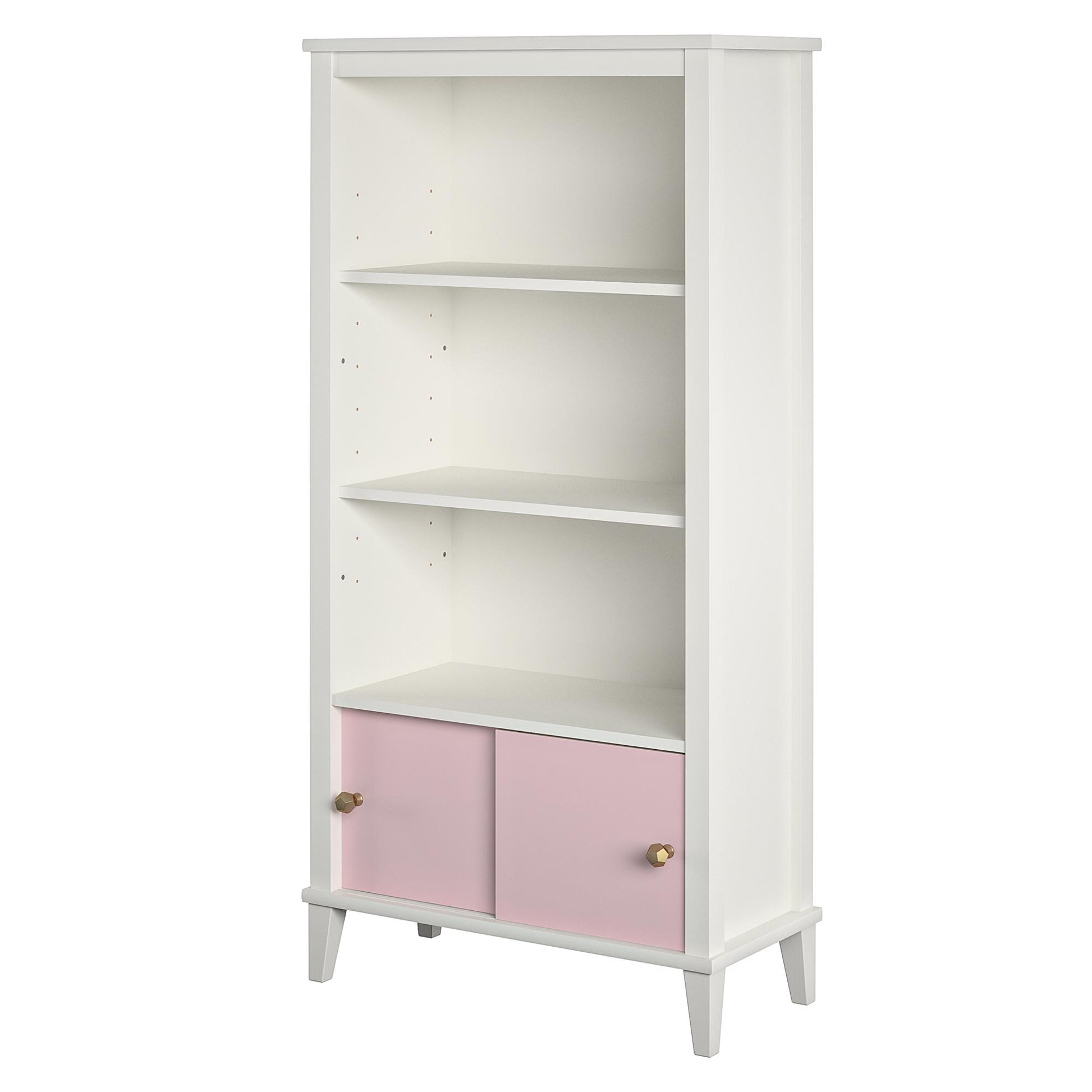 Monarch Hill Poppy Kids’ Bookcase with 2 Sets of Knobs - Pink