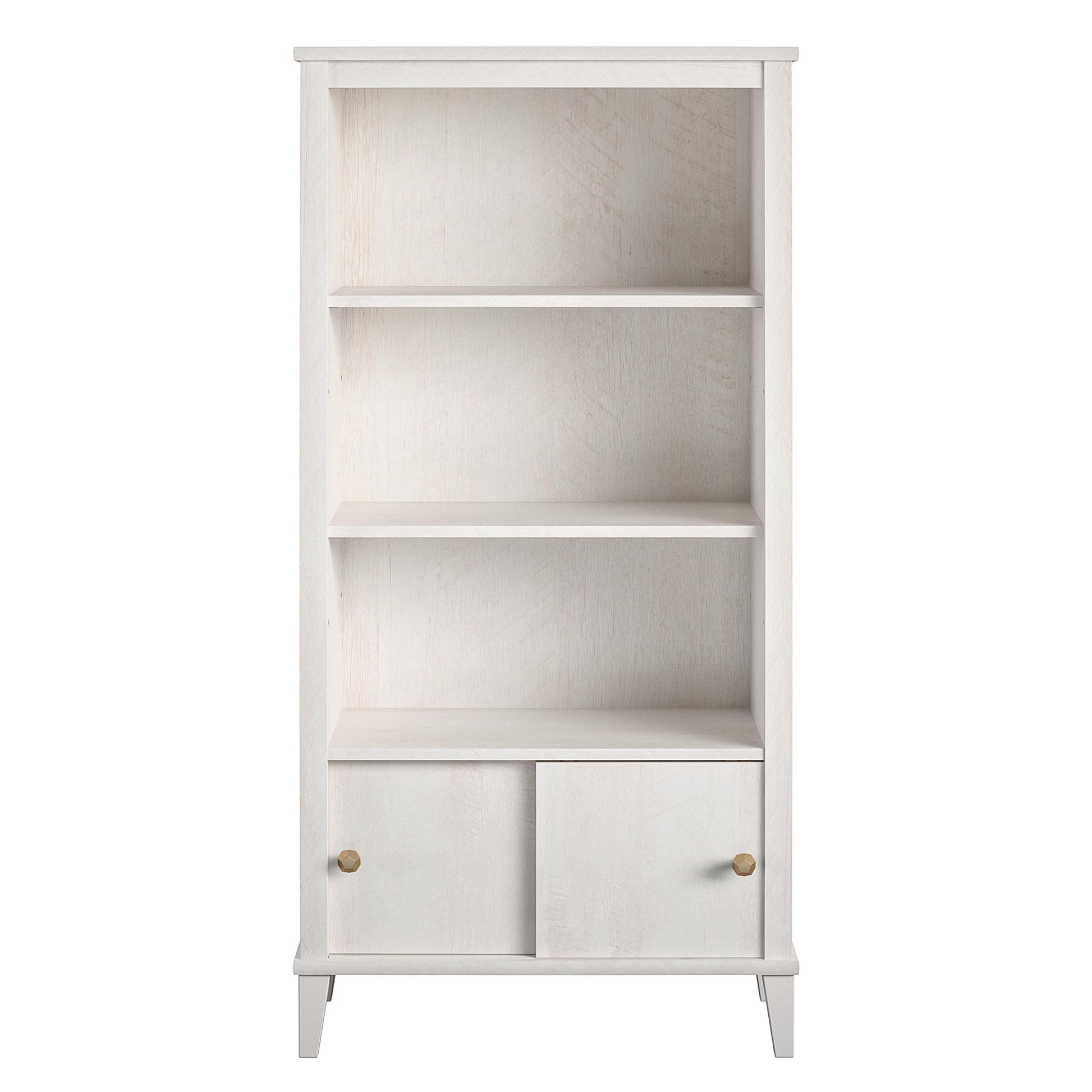 Monarch Hill Poppy Kids’ Bookcase with 2 Sets of Knobs - Ivory Oak