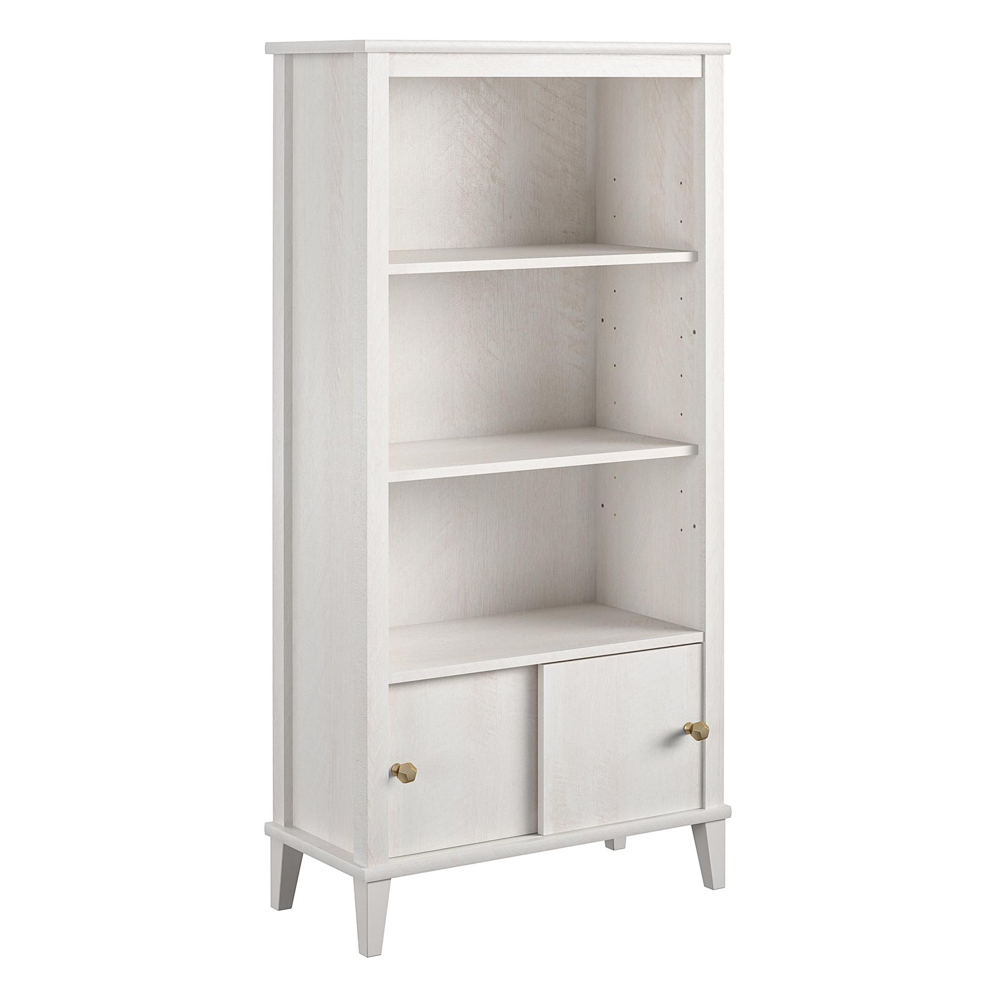 Monarch Hill Poppy Kids’ Bookcase with 2 Sets of Knobs - Ivory Oak