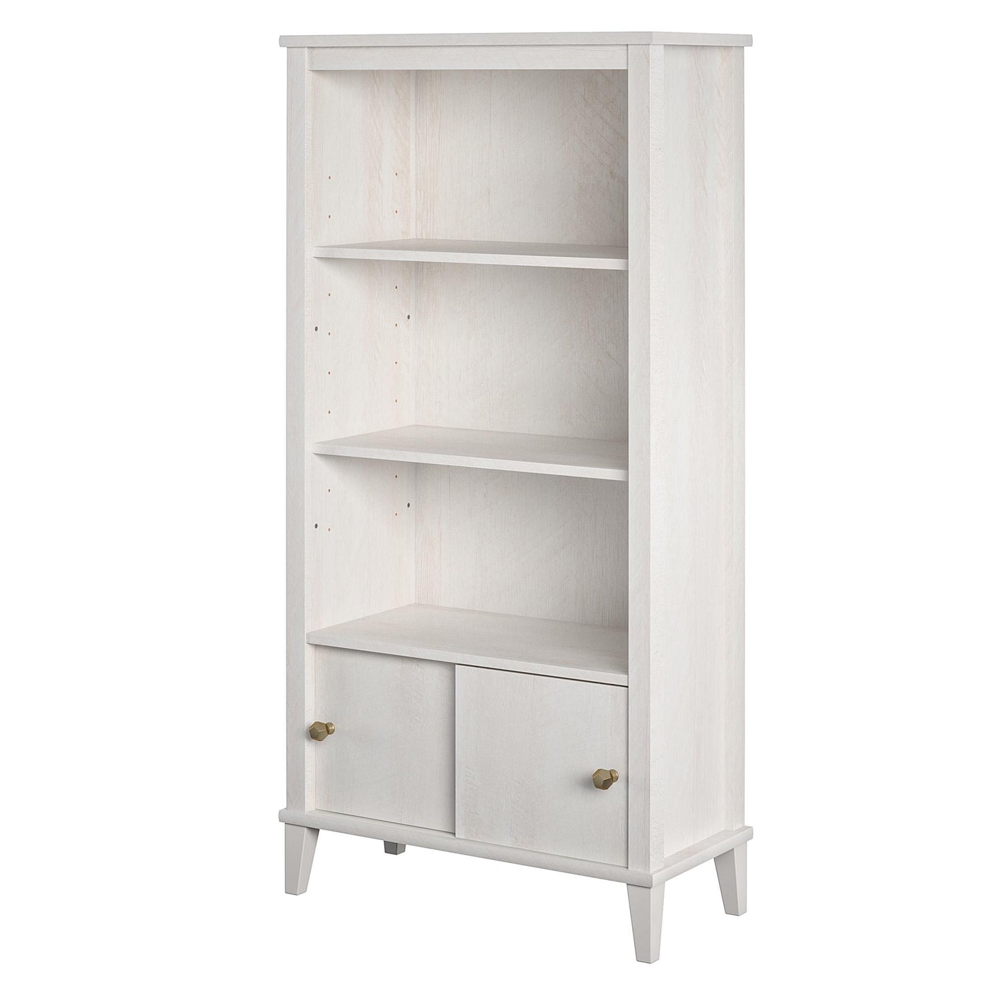 Monarch Hill Poppy Kids’ Bookcase with 2 Sets of Knobs - Ivory Oak