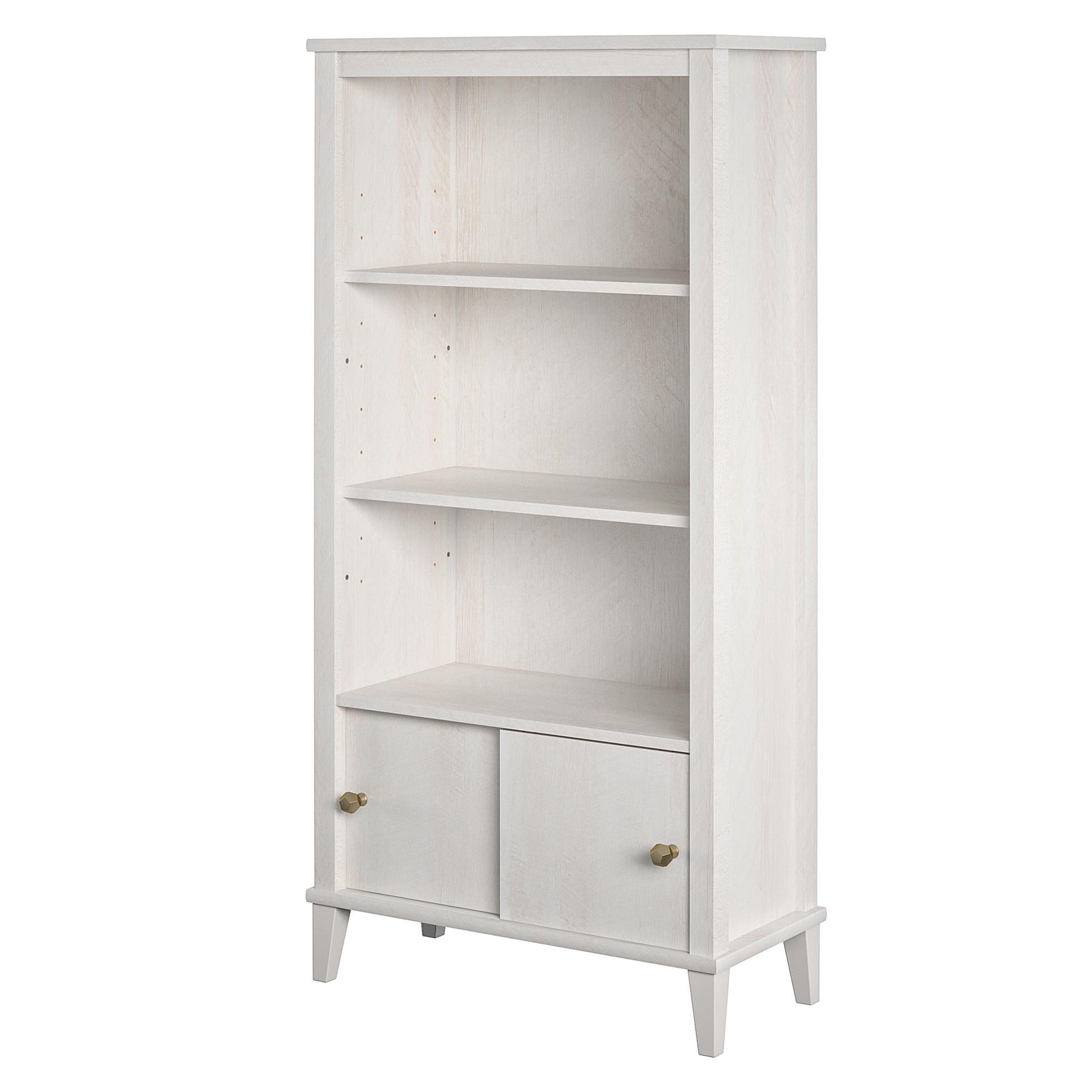 Monarch Hill Poppy Kids’ Bookcase with 2 Sets of Knobs - Ivory Oak