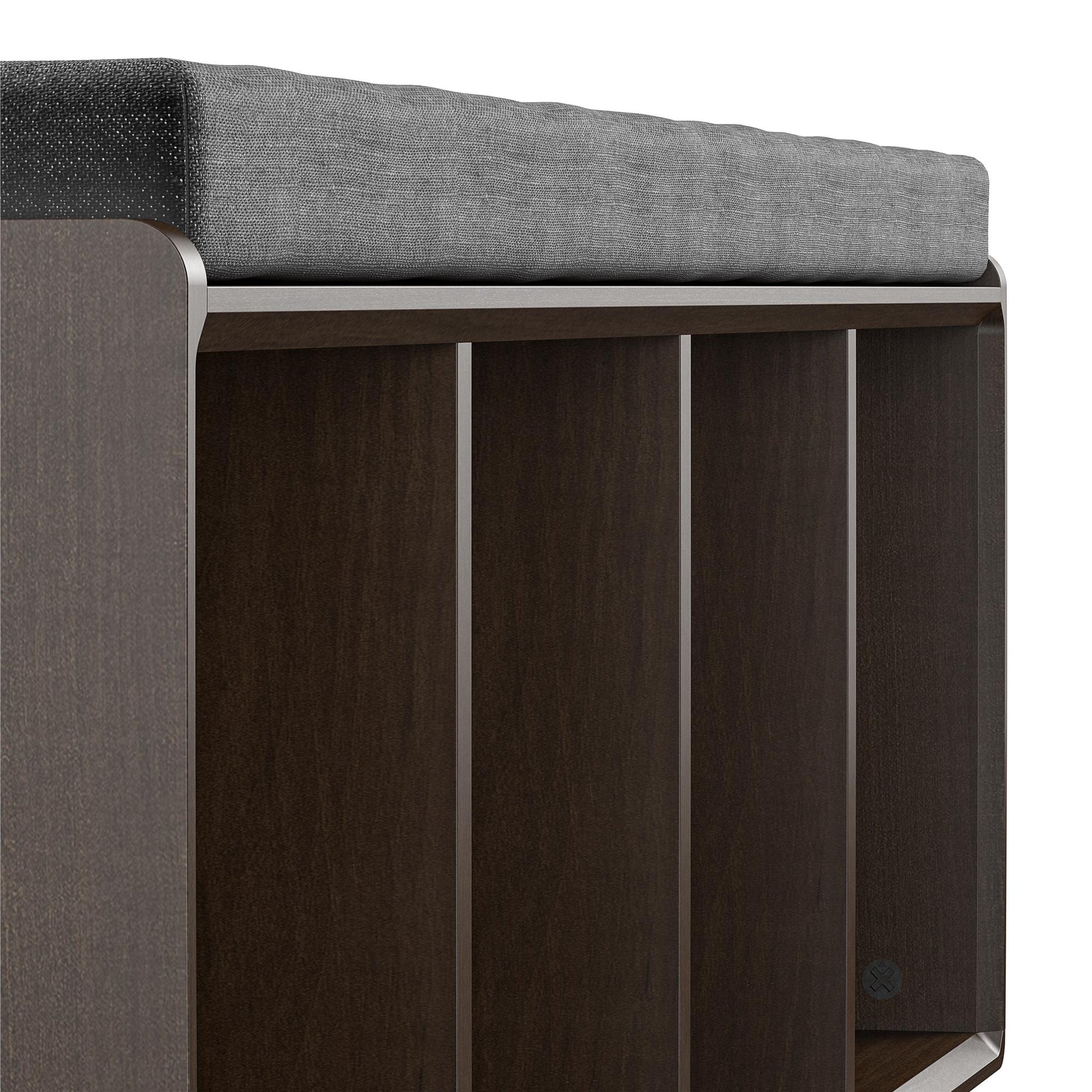 Brittany Entryway Bench, Walnut - Florence Walnut
