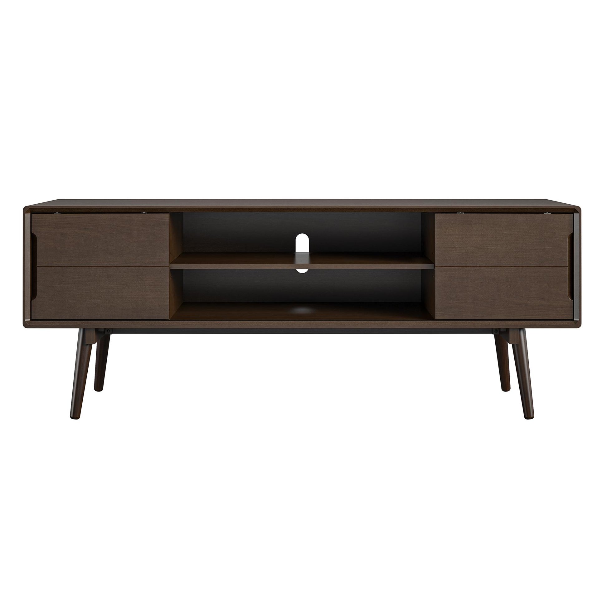 Brittany TV Stand for TVs up to 55", Walnut - Florence Walnut