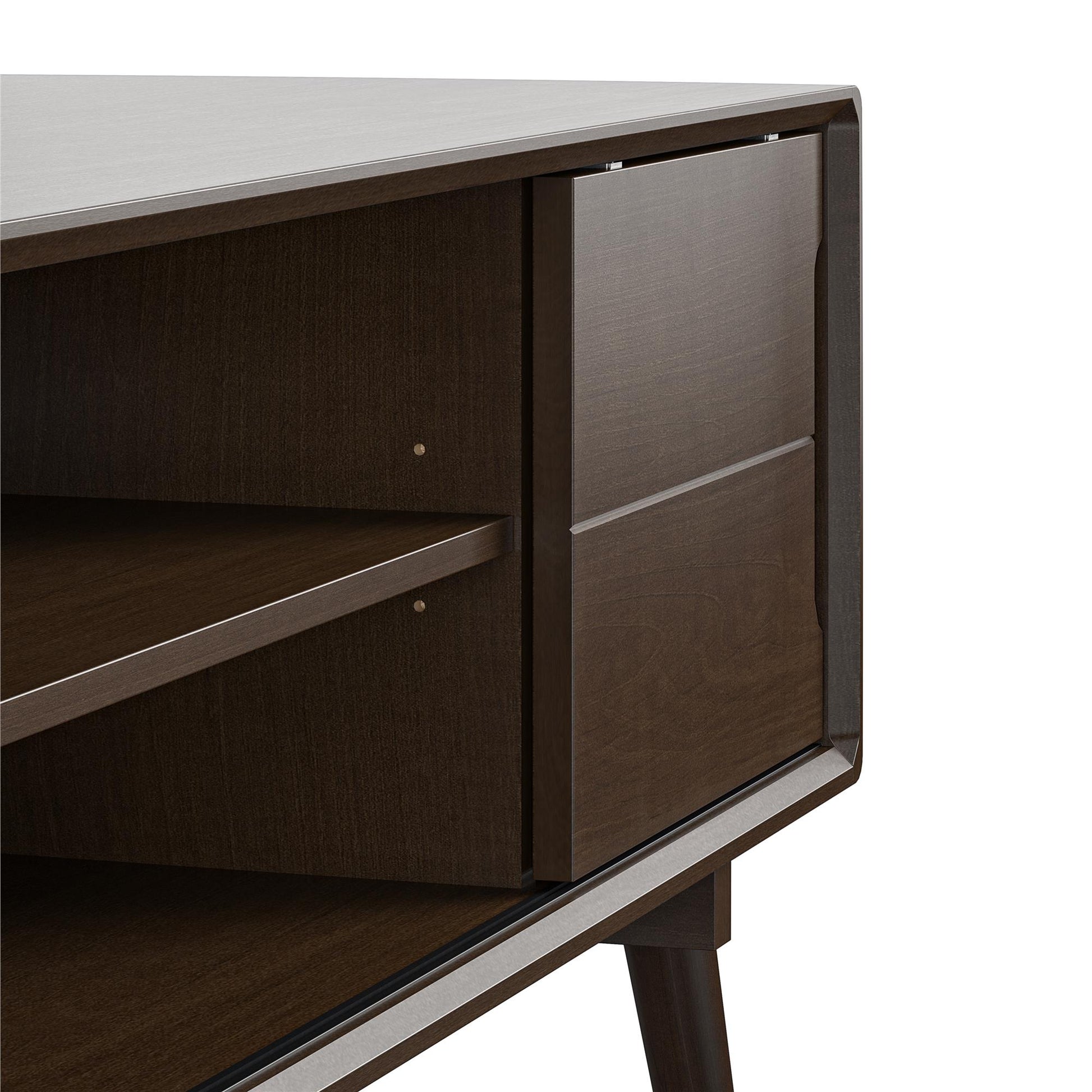Brittany TV Stand for TVs up to 55", Walnut - Florence Walnut