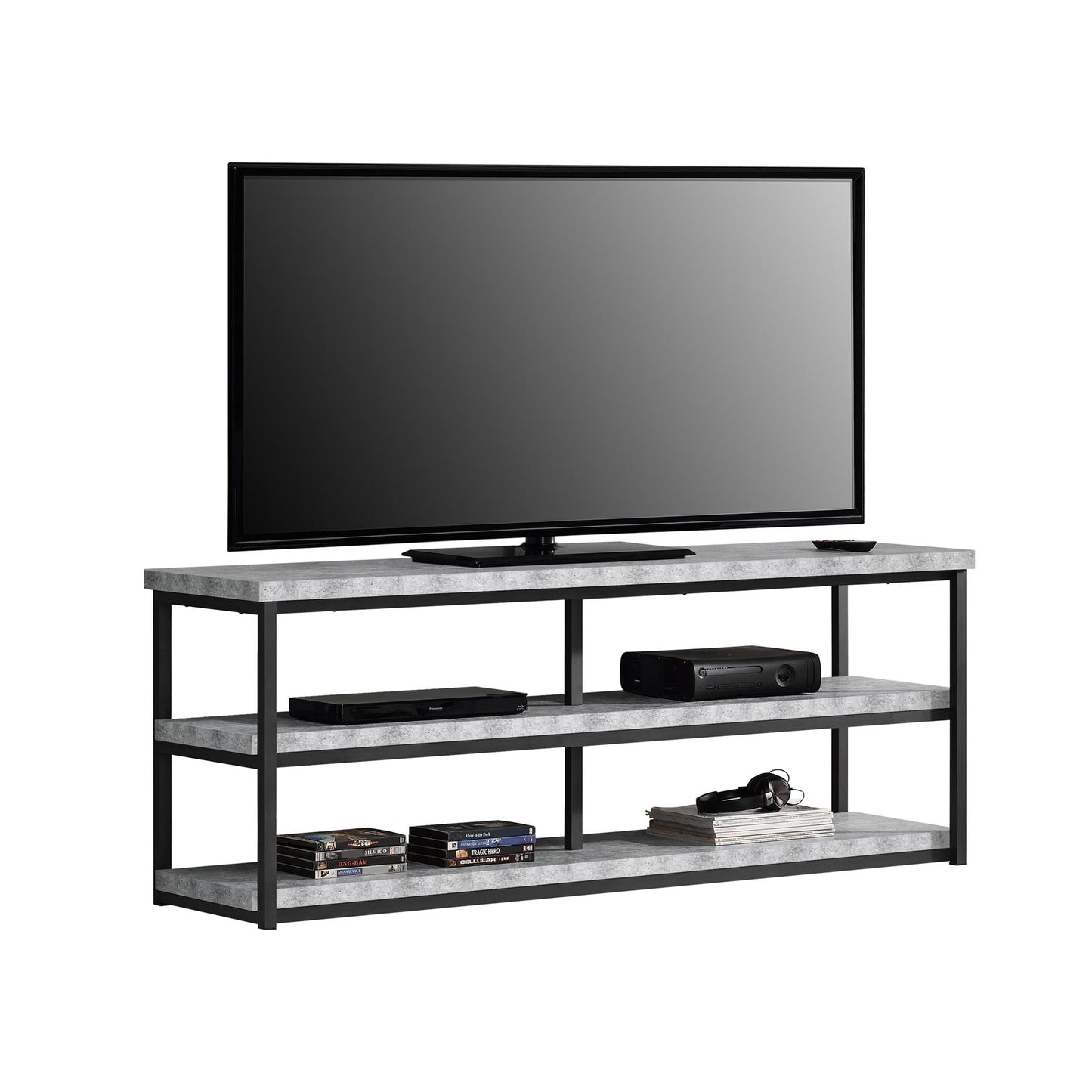 Ashlar TV Stand for TVs up to 65 Inch - Light Concrete
