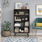 Brittany 4 Shelf Bookcase, Walnut - Florence Walnut
