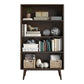 Brittany 4 Shelf Bookcase, Walnut - Florence Walnut