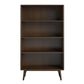Brittany 4 Shelf Bookcase, Walnut - Florence Walnut