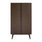 Brittany 4 Shelf Bookcase, Walnut - Florence Walnut